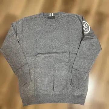 새상품급 G/FORE 로고 크루넥 스웨터 가을/겨울 그레이