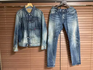 TMT 데님 셋업 HQ DENIM 대전 모델 빈티지 가공 XL