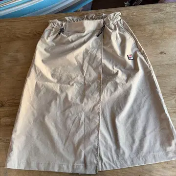 FILA 베이지 스커트 허리밴딩