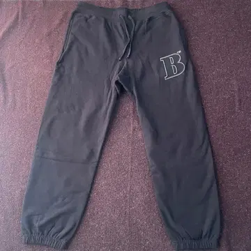 새상품 Better gift shop Black B 스웨트 팬츠 L