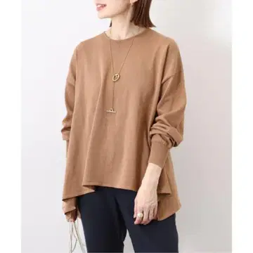 이에나 IENA 드라이 코튼 판초 풀오버