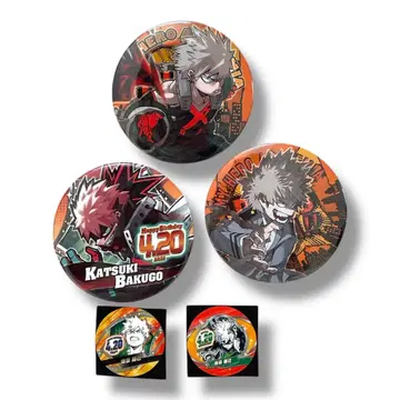 히로아카 바쿠고 카츠키 벌스데이 캔뱃지 스티커 세트