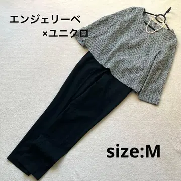 셋업 수트 여성용 팬츠 수트 M 포멀 세레모니