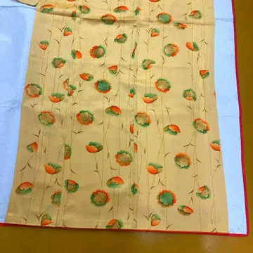 코몬 기모노 꽃무늬 실크