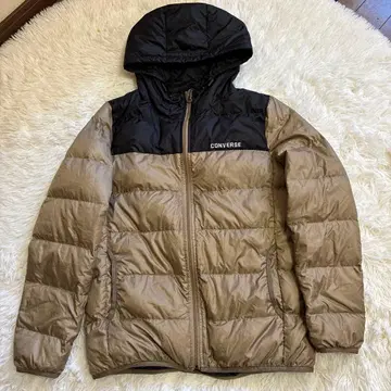 미사용급 CONVERSE 다운 자켓 브라운 M