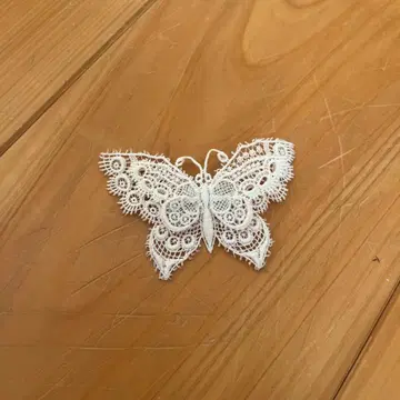 나비 레이스 브로치 버터플라이 빈티지