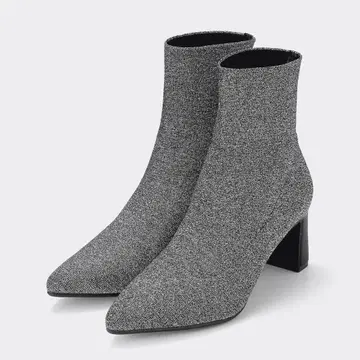 미사용 새상품 GU 지유 포인티드 니트 부츠