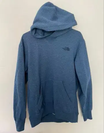 THE NORTH FACE 파랑 후드 부착 후드티