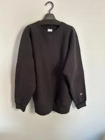 Champion 챔피온 리버스 위브 맨투맨 블랙 XXL