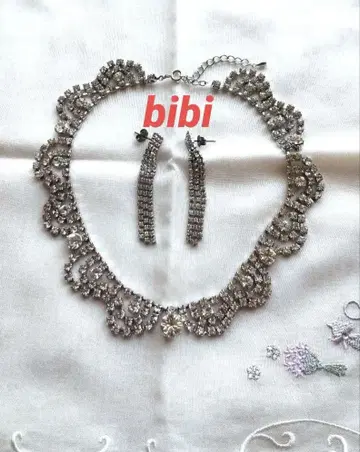 BIBI jean Barthet PARIS 목걸이 & 귀걸이 세트