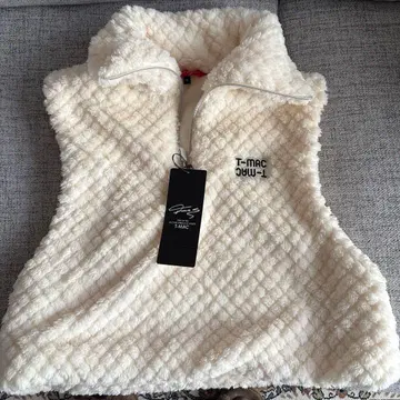 새상품 T-MAC 베스트 아이보리