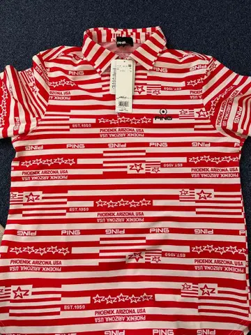 새상품 PING 핑 골프웨어 긴팔 피케 셔츠