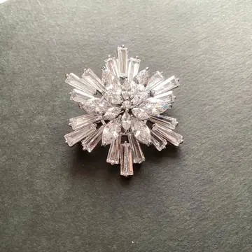 샵 채널 키라키라 바이아비테 눈송이 브로치 새상품