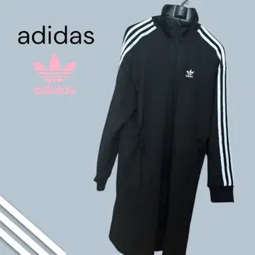 아디다스 트랙 자켓 원피스 M 사이즈 블랙 새상품급