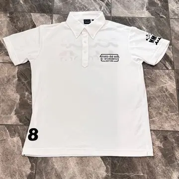 muta 화이트 피케 셔츠 사이즈 7