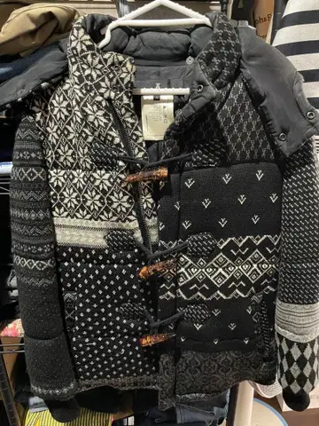 [ 명작 ] ANREALAGE 패치워크 다운 자켓