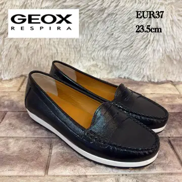 미사용 geox 가죽 모카신 로퍼 D22U4S 23.5cm