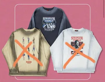 Stranger Things 롱티 L 사이즈