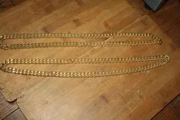 키헤이 목걸이 골드 도금 162.6g, 168.1g 2세트