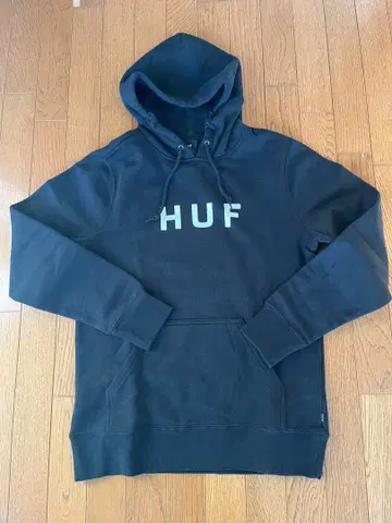 HUF 블랙 후드티