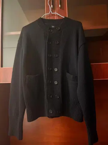 당일 발송 Taiga Takahashi 블랙 니트 가디건 42