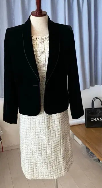 긴팔 원피스 셋업