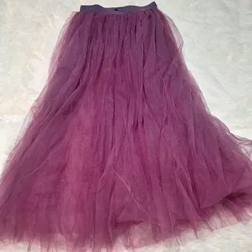 N.O.R.C 노크 롱 튤 스커트 튤 원단 4겹 M