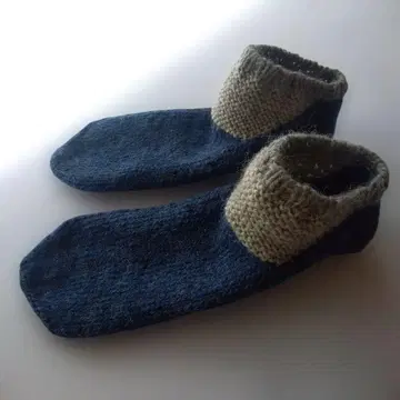 손뜨개질 울 삭스 레이어드용 23.5~24cm