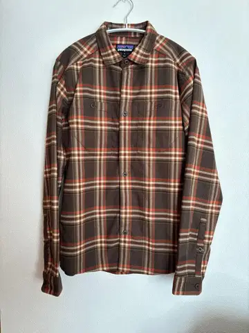patagonia 체크 무늬 긴팔 셔츠 S