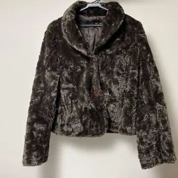 인조 모피 자켓