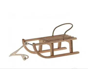 Maileg 메이렉 나무 작은 썰매