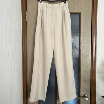 클라네 베이직 턱 팬츠 아이보리 clane