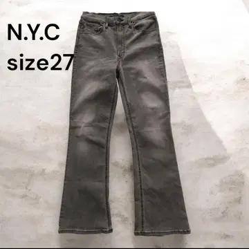 3 1 N.Y.C 미국제 그레이 부츠컷 데님 사이즈 27 S~M