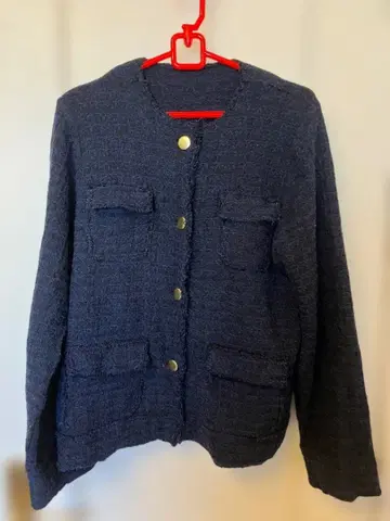 노카라 자켓 네이비