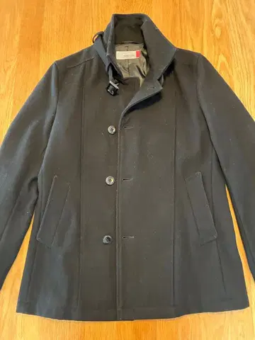 스탠드 칼라 코트 캐시미어