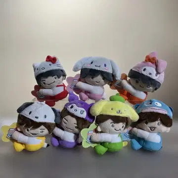 나니와단시 x 산리오 로손 클립 마스코트