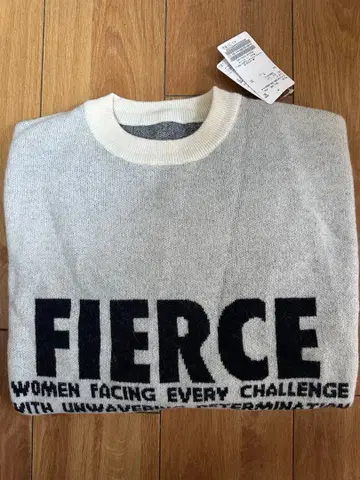 스픽앤스팬 더블 자카드 로고 니트 풀오버