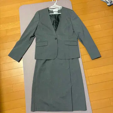 그레이 LL 사이즈 스커트 수트 [ WORLD ]