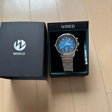 WIRED 쿼츠 손목시계 블루