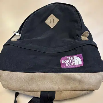 THE NORTH FACE 퍼플 라벨 블랙 백팩
