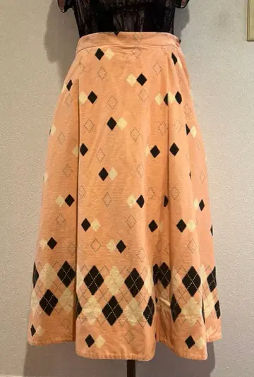 빔즈 보이 동양 엔터프라이즈 50s 아가일 스커트 로카빌리