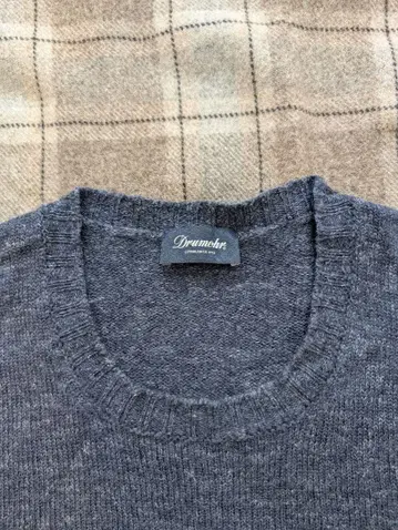 Drumohr 크루넥 니트 네이비