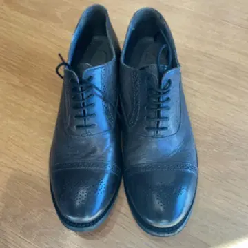 ASH 이탈리아제 레이스업 가죽 신발 메달리온 size38