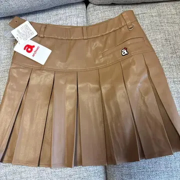새상품 알치비오 38 스커트 합성 피혁