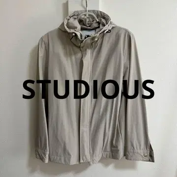 STUDIOUS 베이지 마운틴 후드티