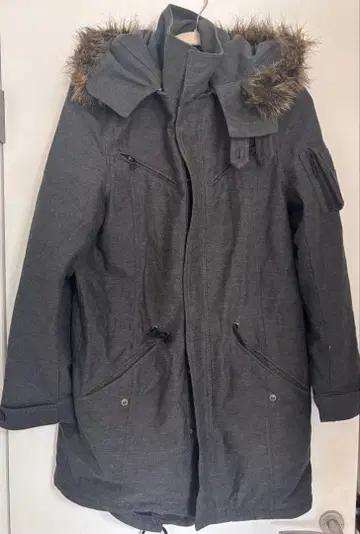 그레이 롱 코트 MICHEL KLEIN