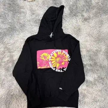 x-girl 꽃무늬 프린트 후드티 S 사이즈