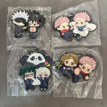 주술회전 러버 마스코트 4개 세트