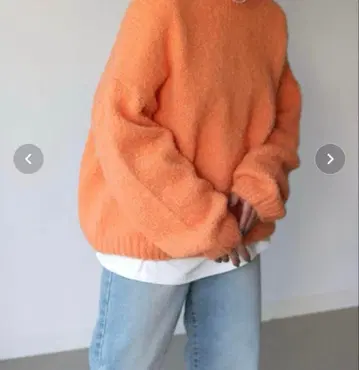 캐널진 니트 오렌지 CANAL JEAN