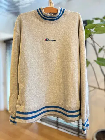 Champion 리버스 위브 레어 모크넥 리브라인 자수 로고 XL